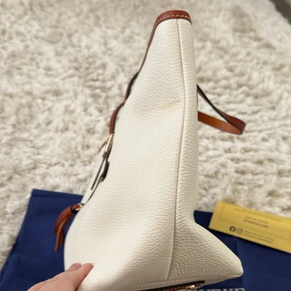 Dooney & Bourke Tan and Brown Tote Bag - Picture 5 of 9